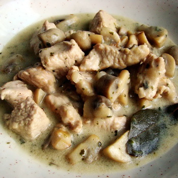 Champignon goulash: resep masakan jamur