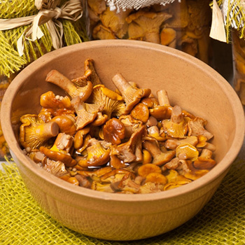 Chanterelles ướp cho mùa đông: công thức nấu ăn tự làm