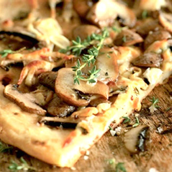 Cara memasak pizza dengan jamur porcini