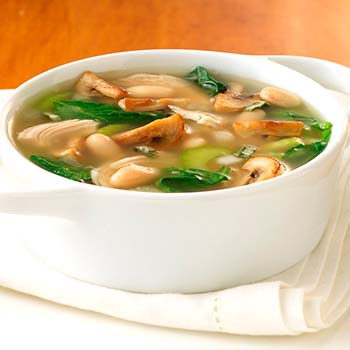Pileće supe sa šampinjonima: recepti za prva jela