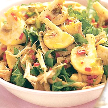 Salad jamur: resep terbaik